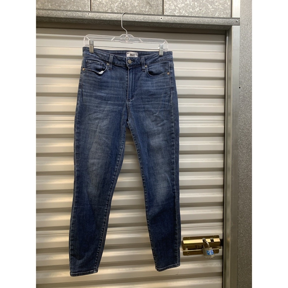 Paige Hoxton Ankle Womens Jeans Blue Denim 29 x 27